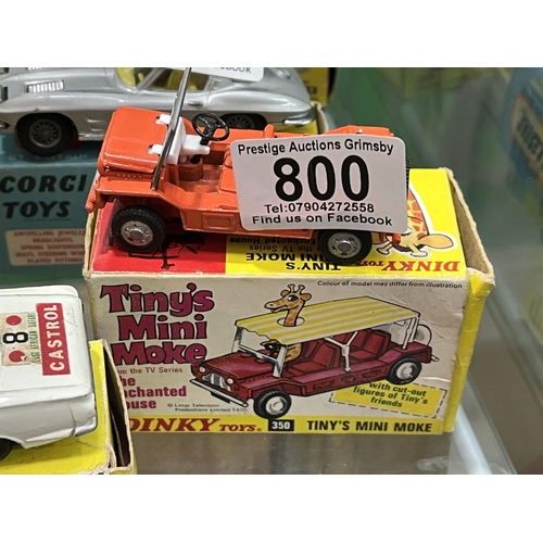 800 - BOXED DINKY TOYS 350 TINY'S MINI MOKE