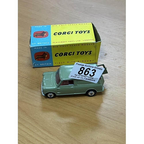 863 - BOXED CORGI TOYS 450 MINI VAN