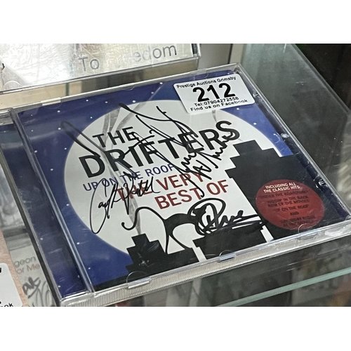 212 - SIGNED THE DRIFTERS CD WHEN BIDDING ON THIS LOT PLEASE SEE THE PHOTOS FOR YOUR OWN REASSURANCE