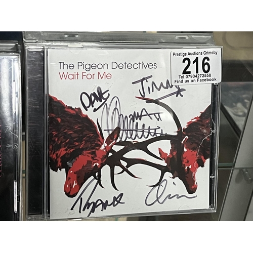 216 - SIGNED PIDGEON DETECTIVES CD WHEN BIDDING ON THIS LOT PLEASE SEE THE PHOTOS FOR YOUR OWN REASSURANCE