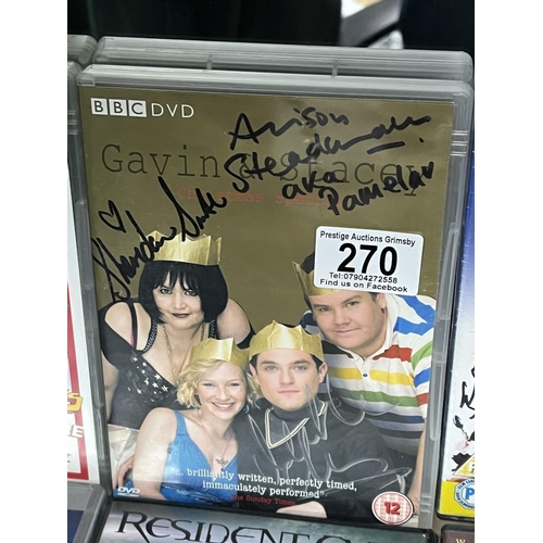 270 - SIGNED GAVIN & STACEY DVD SIGNED BY SHERIDAN SMITH WHEN BIDDING ON THIS LOT PLEASE SEE THE PHOTOS FO... 