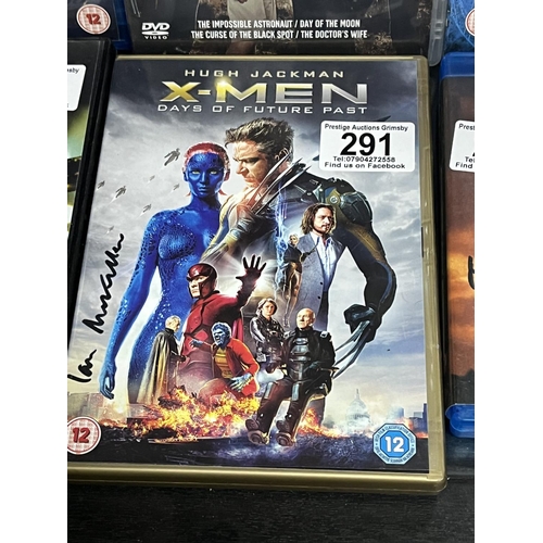 291 - SIGNED X MEN DAYS OF PAST DVD SIGNED BY IAN MCKELLEN WHEN BIDDING ON THIS LOT PLEASE SEE THE PHOTOS ... 