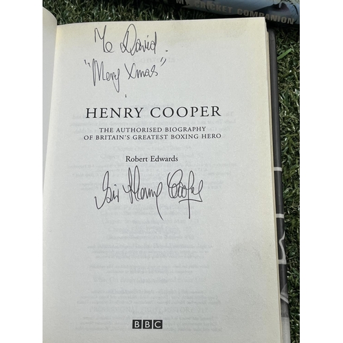 341 - SIGNED HENRY COOPER BOOK WHEN BIDDING ON THIS LOT PLEASE SEE THE PHOTOS FOR YOUR OWN REASSURANCE