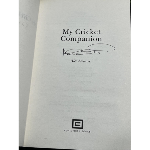 344 - SIGNED ALEC STEWART BOOK WHEN BIDDING ON THIS LOT PLEASE SEE THE PHOTOS FOR YOUR OWN REASSURANCE