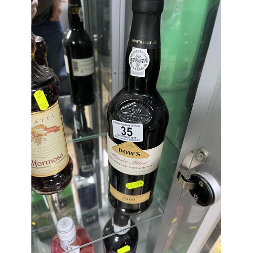 35 - BOTTLE OF DOWS VINTAGE PORT 75CL