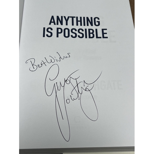 354 - SIGNED GARETH SOUTHGATE BOOK WHEN BIDDING ON THIS LOT PLEASE SEE THE PHOTOS FOR YOUR OWN REASSURANCE