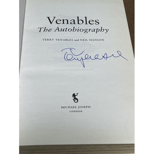 356 - SIGNED TERRY VENABLES BOOK WHEN BIDDING ON THIS LOT PLEASE SEE THE PHOTOS FOR YOUR OWN REASSURANCE