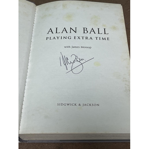 361 - SIGNED ALAN BALL BOOK WHEN BIDDING ON THIS LOT PLEASE SEE THE PHOTOS FOR YOUR OWN REASSURANCE