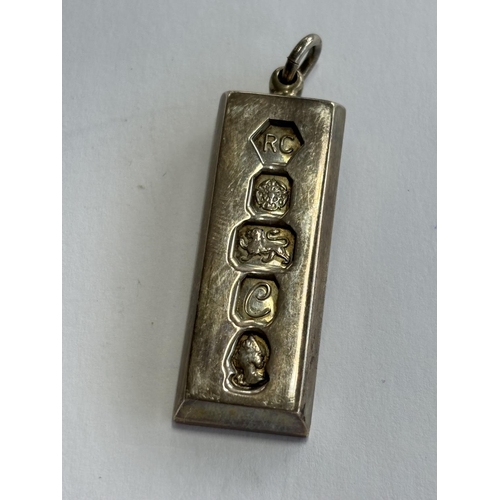 11 - STERLING SILVER INGOT 29.7G