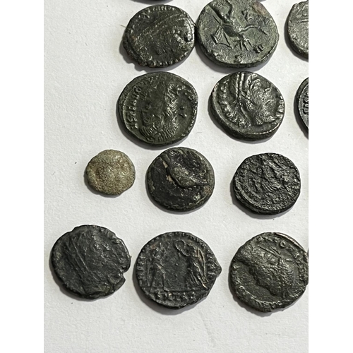 118 - 30 POSSIBLY ROMAN? COINS (PLEASE SEE PICTURES)