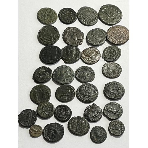 118 - 30 POSSIBLY ROMAN? COINS (PLEASE SEE PICTURES)