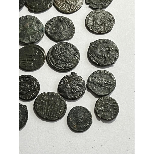 118 - 30 POSSIBLY ROMAN? COINS (PLEASE SEE PICTURES)