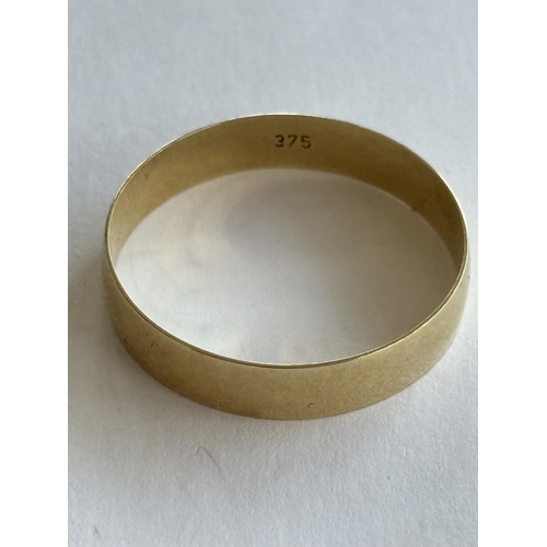 14 - 9CT GOLD WEDDING BAND SIZE Z+1     2.13G