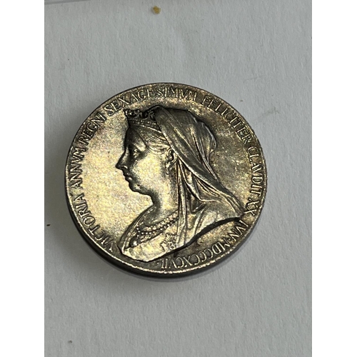 154 - VICTORIA DIAMOND JUBILEE SILVER  1897