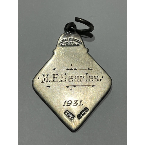 178 - SILVER LIVERPOOL MUSIC FESTIVAL AWARD 1931