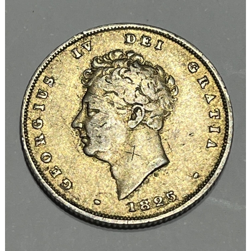 187 - 1825 SILVER SHILLING