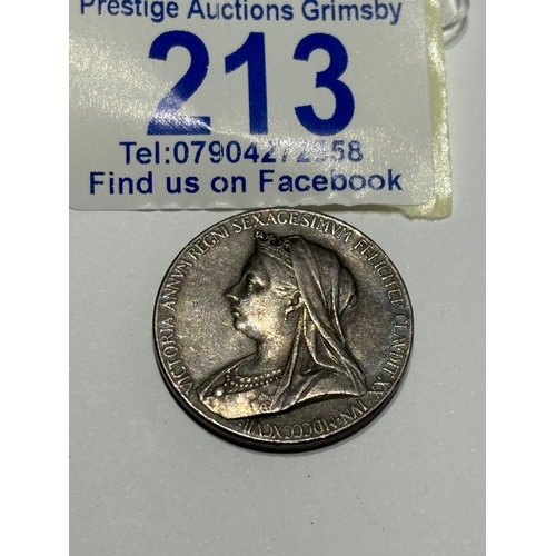 213 - 1897 SILVER VICTORIAN JUBILEE