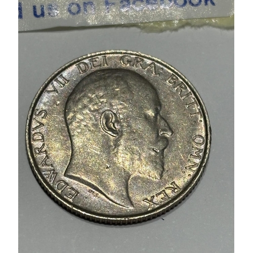 214 - 1902 SILVER SHILLING NICE CONDITION