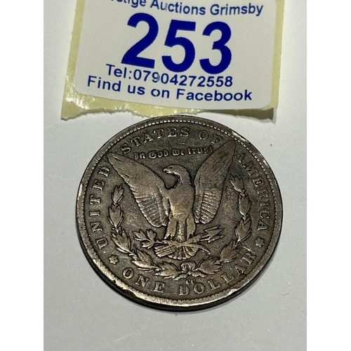 253 - 1882 SILVER MORGAN DOLLAR