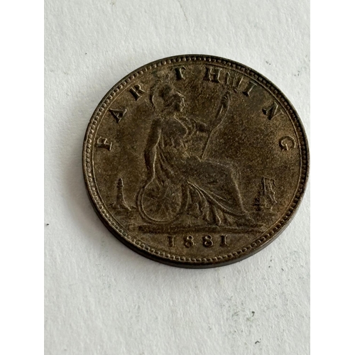 68 - 1881 FARTHING NICE GRADE