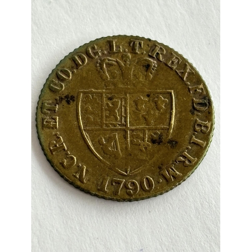 69 - 1790 HALF GUINEA TEST COIN