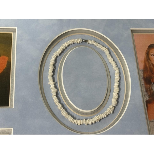 24 - ELVIS PRESLEY'S 1973 PUKA SHELL NECKLACE WHICH WAS A GIFT FROM LINDA THOMPSON. LINDA BEGAN DATING EL... 