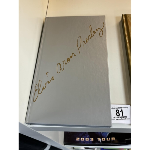 81 - ELVIS PRESLEY 1955 TO 1980 25 ANNIVERSARY LIMITED EDITION CD BOX SET NEVER USED