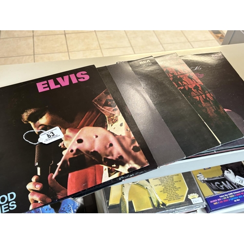 83 - 11 X HARD TO FIND, RARE, ORIGINAL ELVIS PRESLEY VINYL RECORDS INCLUDES GOOD TIMES, RAISED ON ROCK, E... 