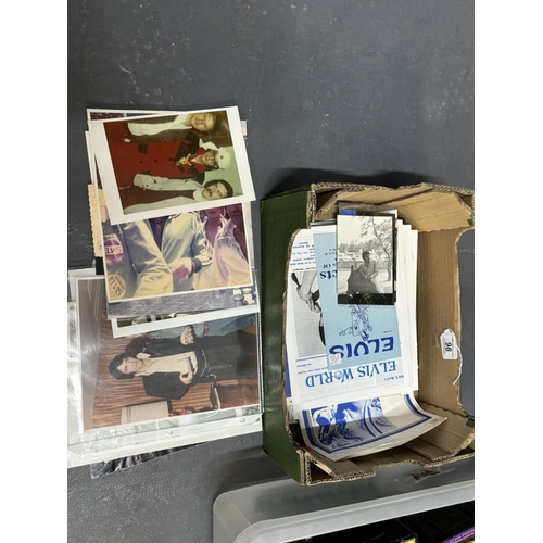 98 - BOX OF ASSORTED ELVIS PRESLEY PHOTOGRAPHS