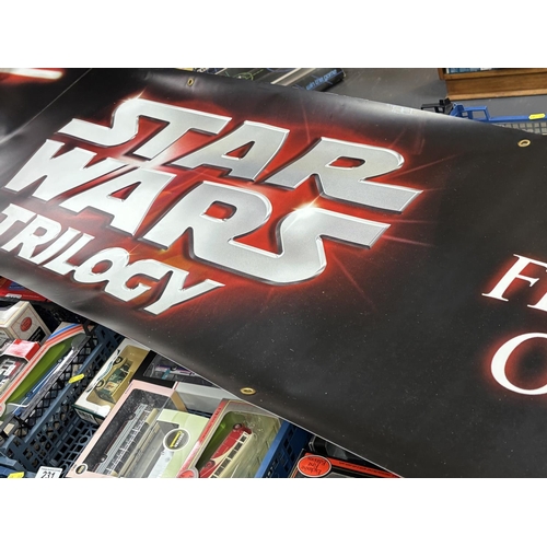 259 - STAR WARS TRILOGY BANNER