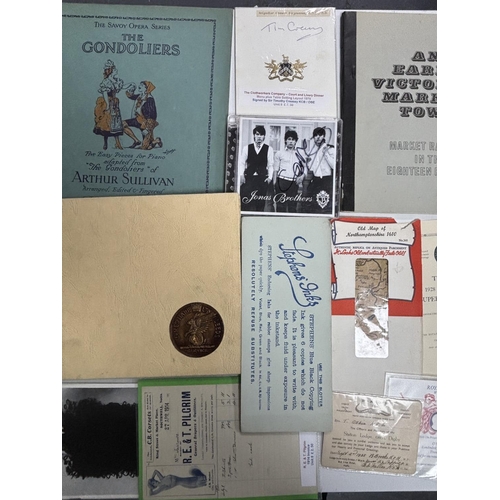 118 - BOX OF ASSORTED EMPHEMERA