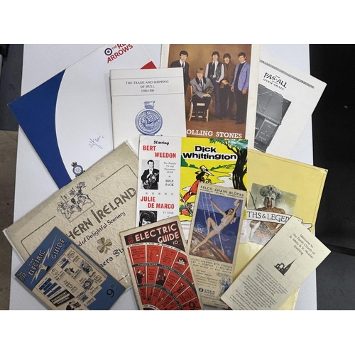 118 - BOX OF ASSORTED EMPHEMERA