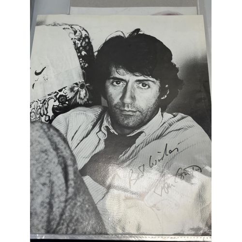 16 - FOLDER OF ASSORTED AUTOGRAPHS SPANNING THE DECADES