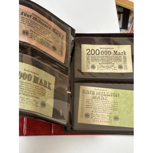 FOLDER OF ASSORTED BANK NOTES