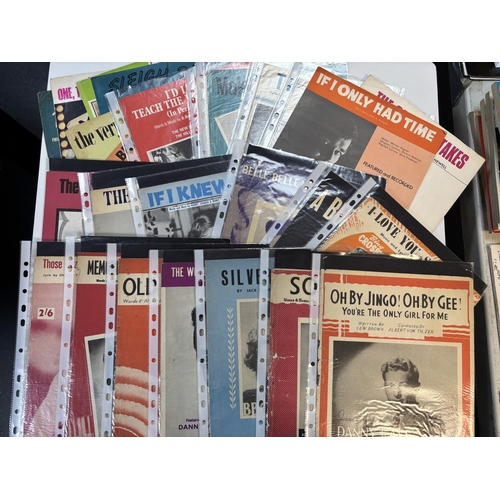 34 - LARGE BOX OF SHEET MUSIC