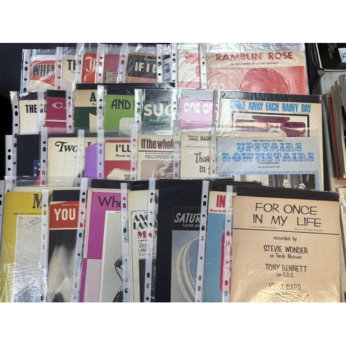 34 - LARGE BOX OF SHEET MUSIC