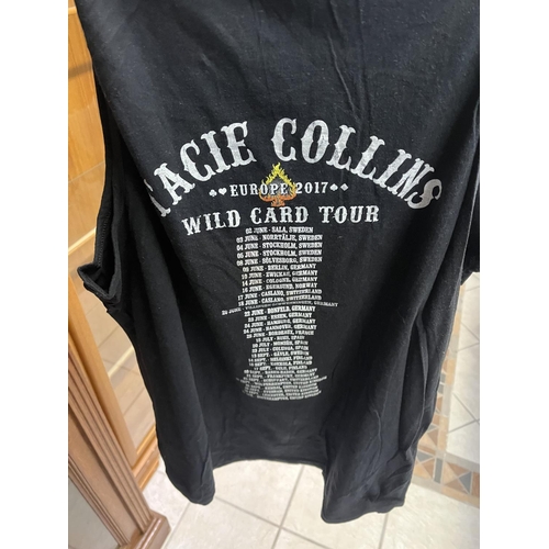 120 - STACIE COLLINS 2017 SIZE EXTRA LARGE ORIGINAL T-SHIRT BOUGHT AT THE MUSIC/TOUR VENUE PLEASE SEE PICT... 