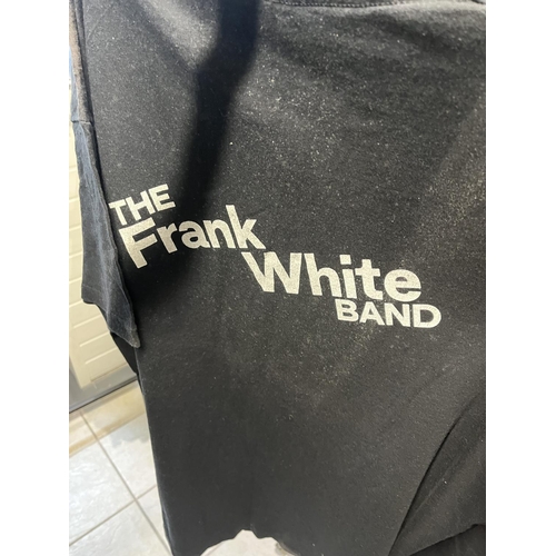 127 - THE FRANK WHITE BAND SIZE EXTRA LARGE ORIGINAL T-SHIRT BOUGHT AT THE MUSIC/TOUR VENUE PLEASE SEE PIC... 