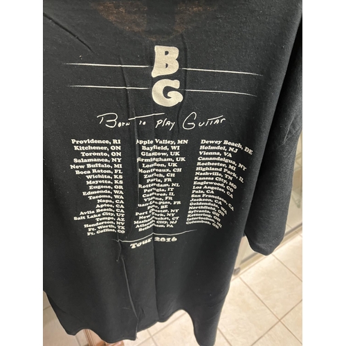 154 - BUDDY GAY 2016 SIZE LARGE ORIGINAL T-SHIRT BOUGHT AT THE MUSIC/TOUR VENUE PLEASE SEE PICTURES FOR CO... 