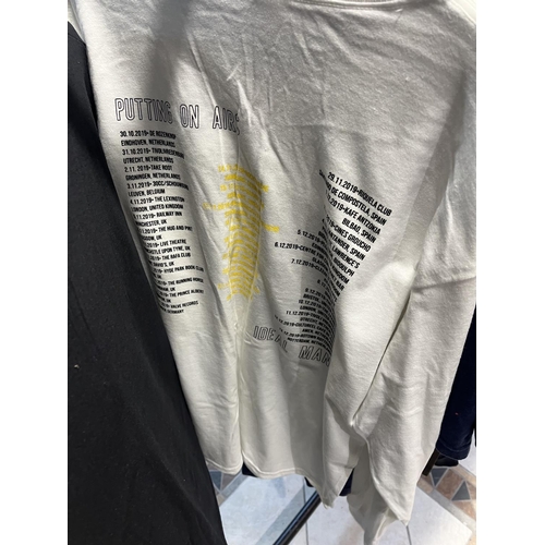 236 - ANDREW COOMBS AND ERIN RAE 2019 SIZE LARGE ORIGINAL T-SHIRT BOUGHT AT THE MUSIC/TOUR VENUE PLEASE SE... 