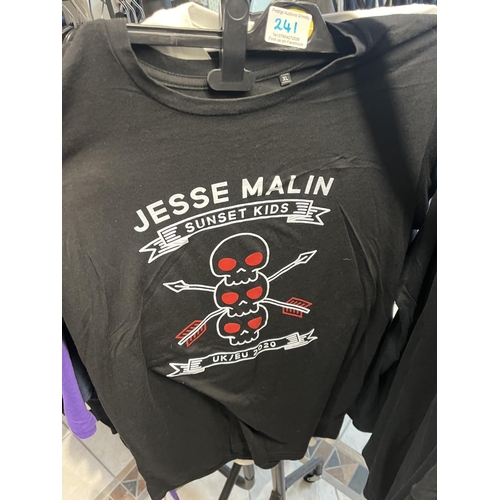 241 - JESSE MALIN SIZE XL ORIGINAL T-SHIRT BOUGHT AT THE MUSIC/TOUR VENUE PLEASE SEE PICTURES FOR CONDITIO... 