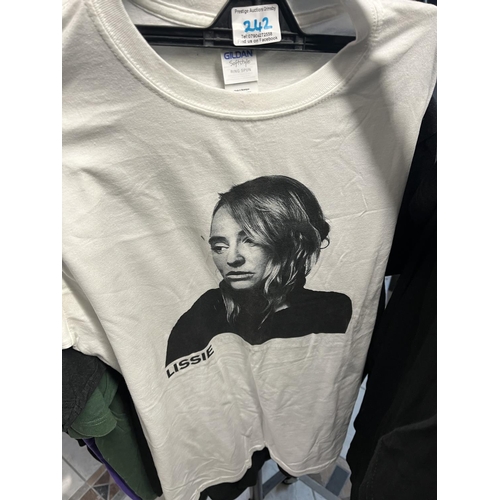 242 - LISSIE SIZE LARGE ORIGINAL T-SHIRT BOUGHT AT THE MUSIC/TOUR VENUE PLEASE SEE PICTURES FOR CONDITION