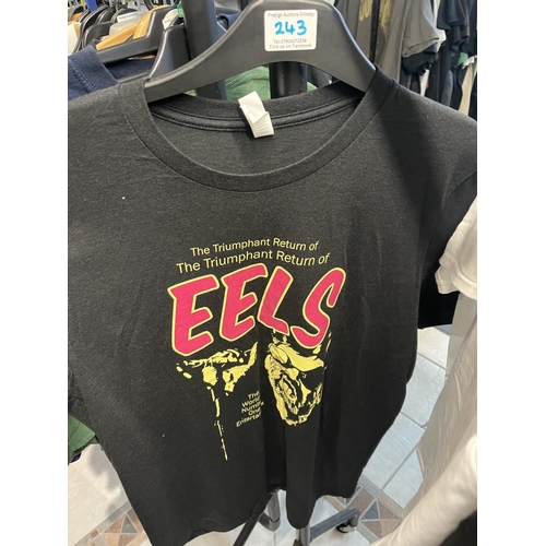 243 - THE EELS 2019 SIZE LARGE ORIGINAL T-SHIRT BOUGHT AT THE MUSIC/TOUR VENUE PLEASE SEE PICTURES FOR CON... 