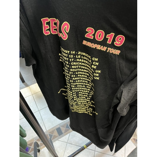 243 - THE EELS 2019 SIZE LARGE ORIGINAL T-SHIRT BOUGHT AT THE MUSIC/TOUR VENUE PLEASE SEE PICTURES FOR CON... 