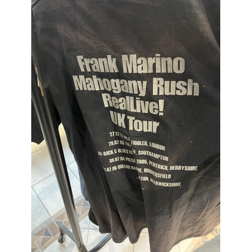 256 - FRANK MARINO 2005 SIZE XL ORIGINAL T-SHIRT BOUGHT AT THE MUSIC/TOUR VENUE PLEASE SEE PICTURES FOR CO... 