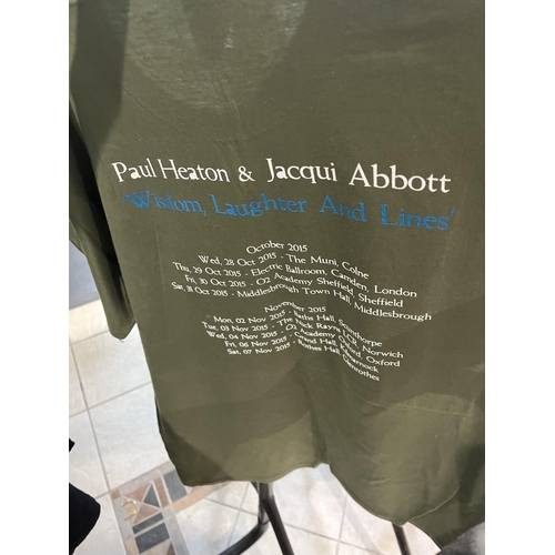 257 - PAUL HEATON & JACKIE ABBOTT SIZE LARGE ORIGINAL T-SHIRT BOUGHT AT THE MUSIC/TOUR VENUE PLEASE SEE PI... 