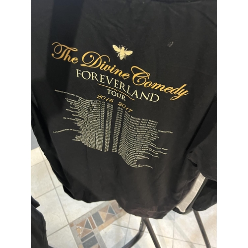 263 - THE DIVINE COMEDY 2016/2017 SIZE XL ORIGINAL T-SHIRT BOUGHT AT THE MUSIC/TOUR VENUE PLEASE SEE PICTU... 