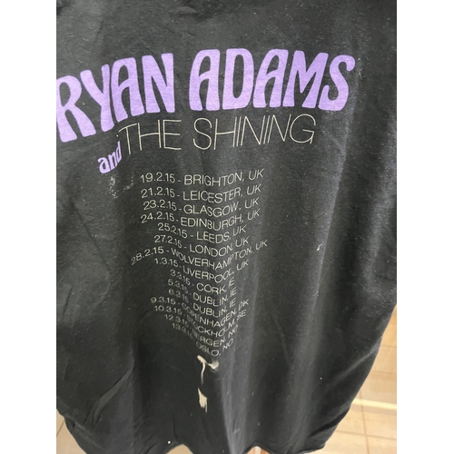 30 - RYAN ADAMS & THE SHINING 2015 SIZE LARGE ORIGINAL T-SHIRT BOUGHT AT THE MUSIC/TOUR VENUE PLEASE SEE ... 