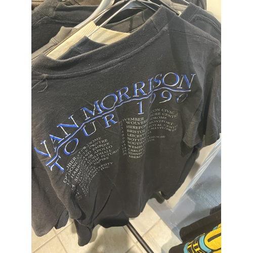 615 - VAN MORRISON 1990  SIZE MEDIUM ORIGINAL T-SHIRT BOUGHT AT THE MUSIC/TOUR VENUE PLEASE SEE PICTURES F... 