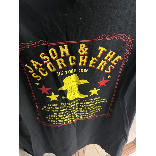 90 - JASON & THE SCORCHERS 2019 SIZE EXTRA LARGE ORIGINAL T-SHIRT BOUGHT AT THE MUSIC/TOUR VENUE PLEASE S... 